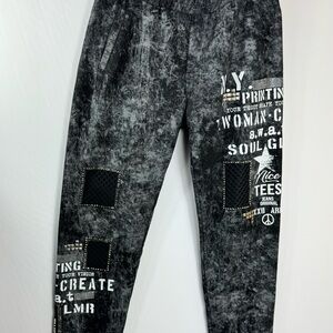 Nice Istanbul unisex  Multicolor Printed Casual Pants Size XL